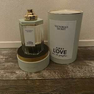 Victoria's Secret First Love Perfume in Gold and Cream 3.4 Oz